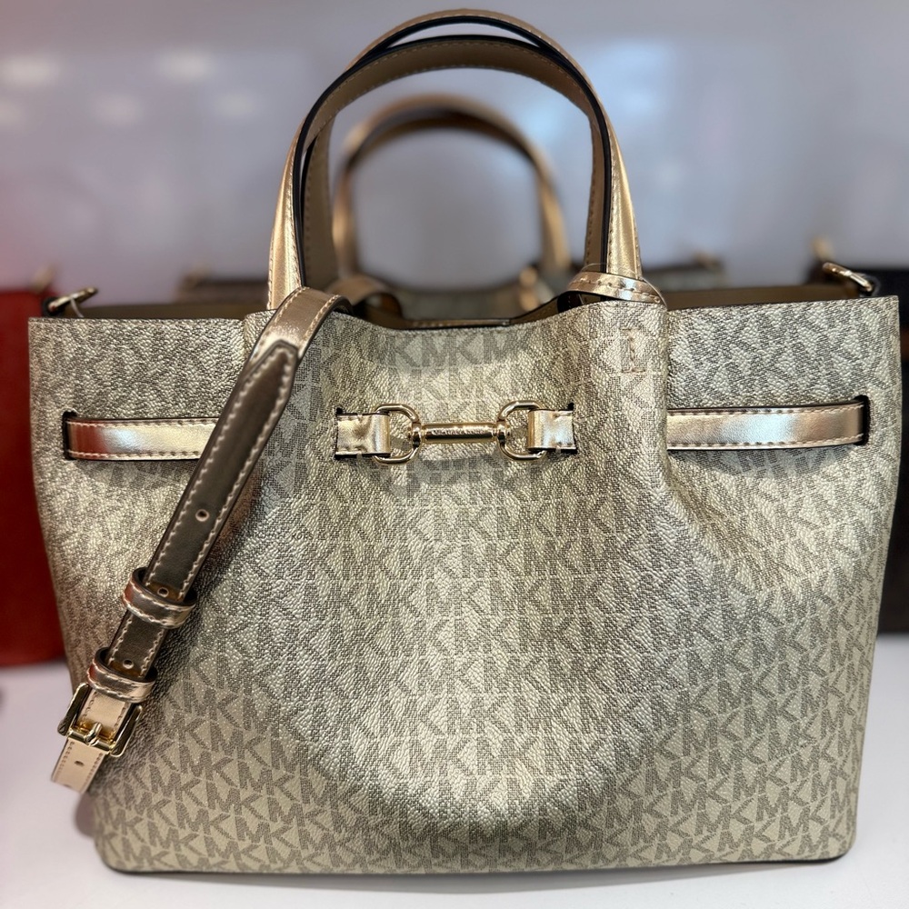 Michael Kors Gold Tote Bag